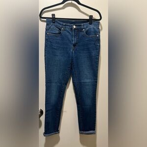 VENUS Dark Blue Ankle Jeans